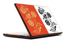 Naklejka na laptopa kwiaty